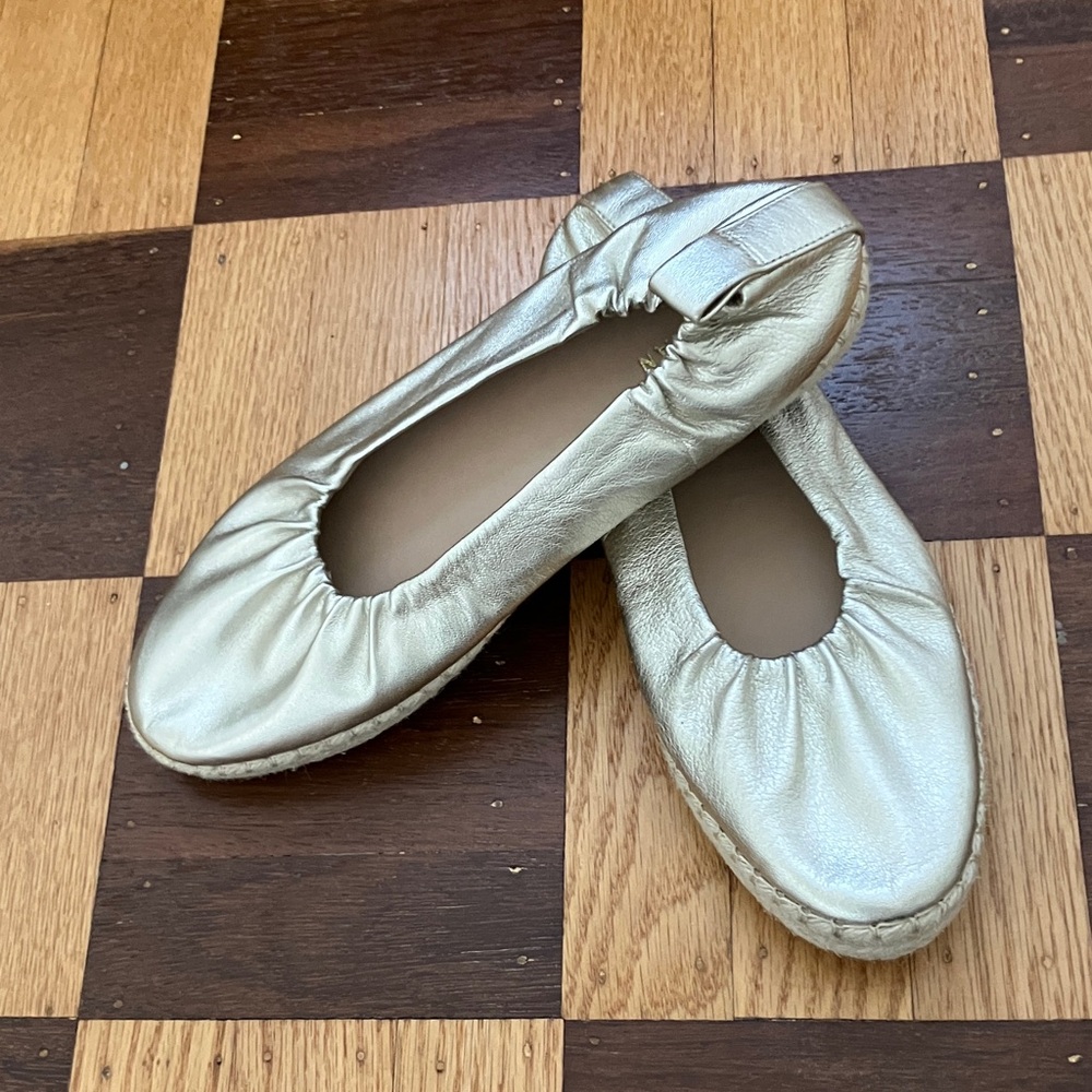 NEW! Adorable Cole Haan Espadrille Scrunch Flats